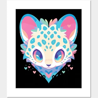 Kawaii Cute Wildcat Series - 021 Posters and Art